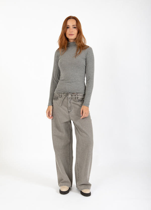 CC Heart CC HEART LANA RULLEKRAVE Knitwear Grey melange - 142