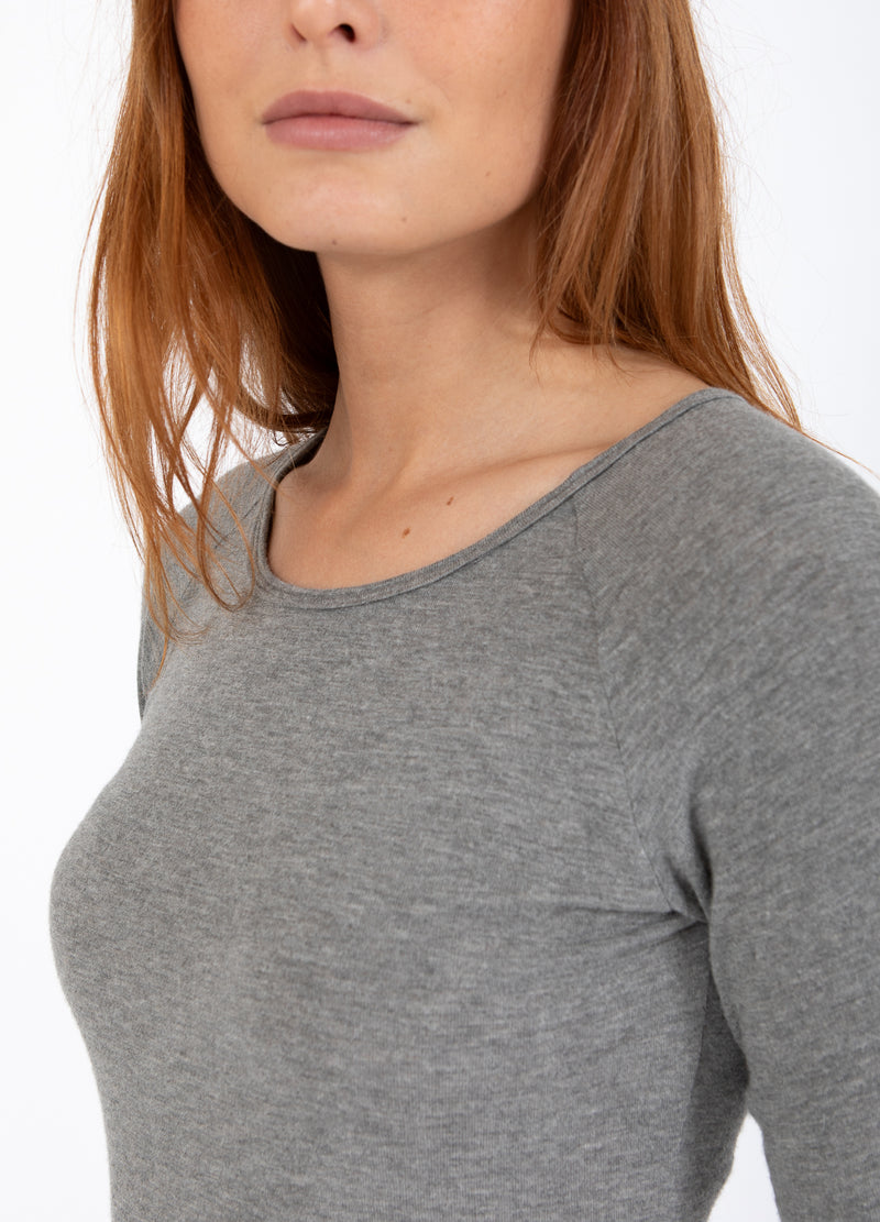 CC Heart CC HEART LANA STRIK MED LANGE ÆRMER Knitwear Grey melange - 142