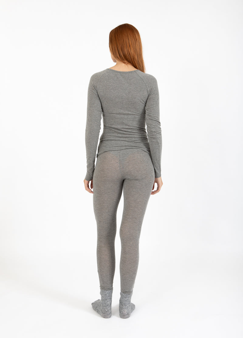 CC Heart CC HEART LANA STRIK MED LANGE ÆRMER Knitwear Grey melange - 142