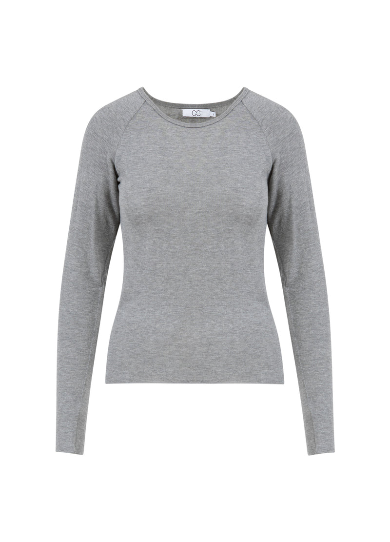 CC Heart CC HEART LANA STRIK MED LANGE ÆRMER Knitwear Grey melange - 142