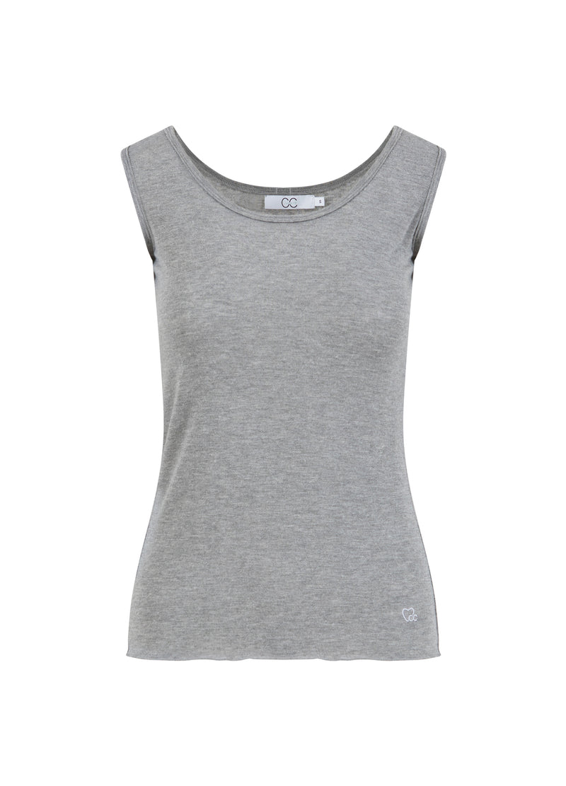 CC Heart CC HEART LANA ULD TANKTOP Shirt/Blouse Grey melange - 142