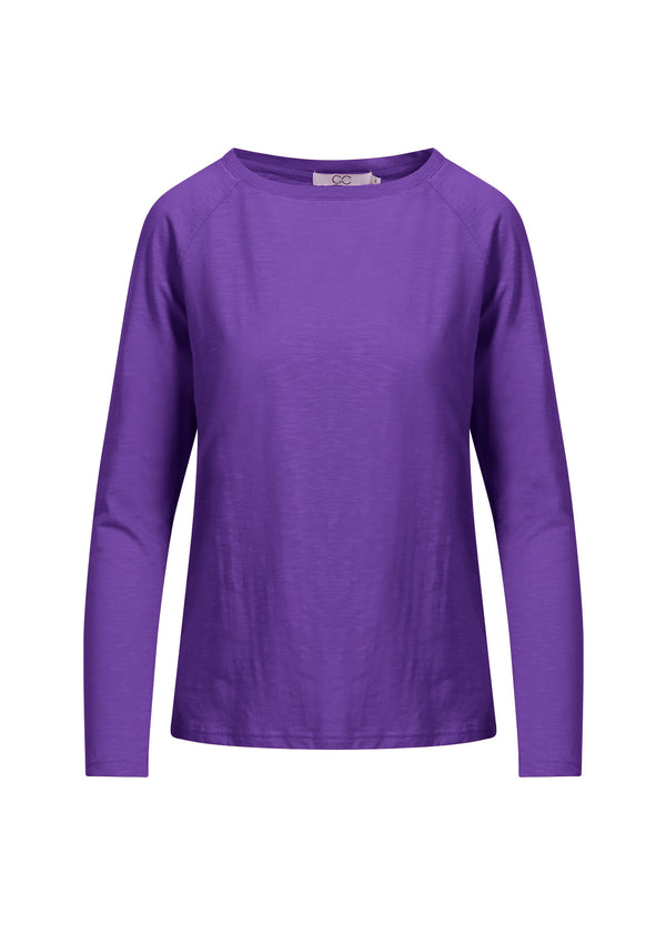 CC Heart CC HEART LANGÆRMET T-SHIRT T-Shirt Warm purple - 803