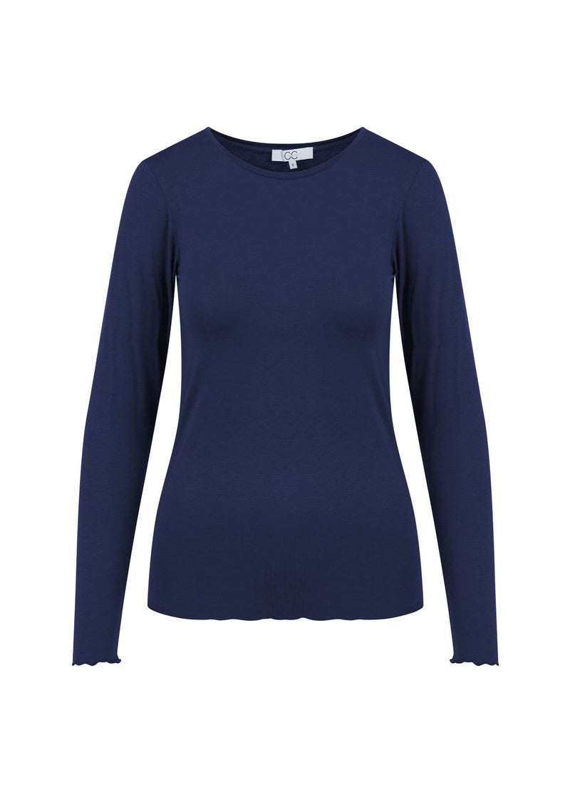 CC Heart CC HEART LANGÆRMET TOP Shirt/Blouse Navy - 563