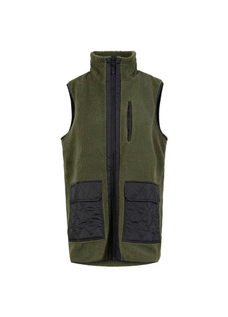 CC Heart CC HEART LENNON MIX VEST Outerwear Army/black - 457