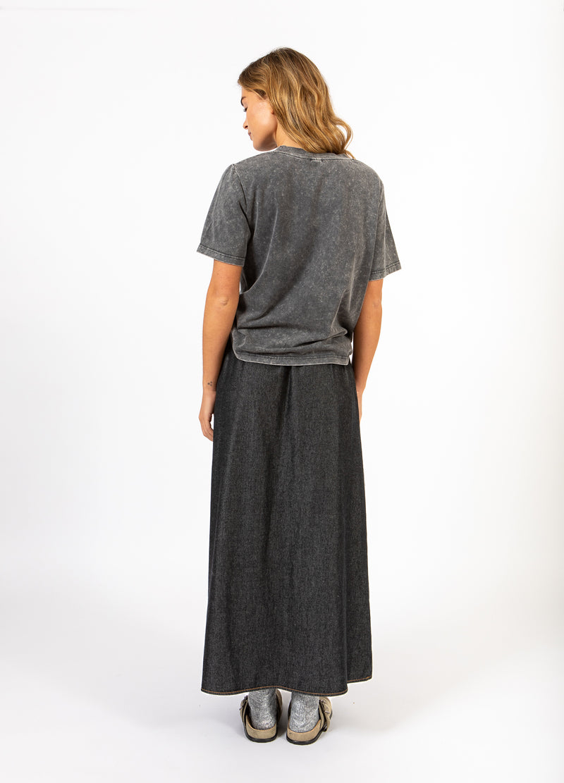 CC Heart CC HEART LIGHTNING TEE - MIDI ÆRME T-Shirt Washed grey - 180