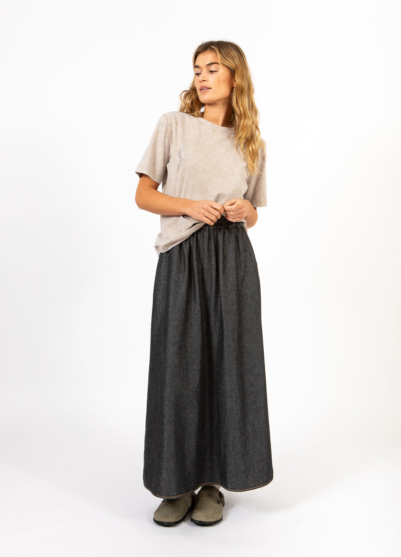 CC Heart CC HEART LIGHTNING TEE - MIDI ÆRME T-Shirt Washed sand - 365