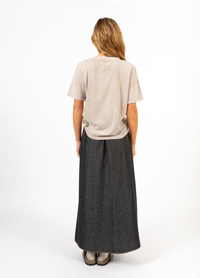 CC Heart CC HEART LIGHTNING TEE - MIDI ÆRME T-Shirt Washed sand - 365