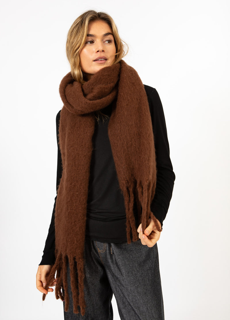 CC Heart CC HEART MAREN TØRKLÆDE Accessories Chocolate brown - 349