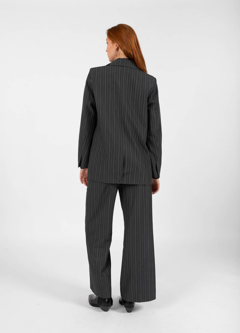 CC Heart CC HEART MAXINE OVERSIZED BLAZER Blazer Grey pinstripe - 120