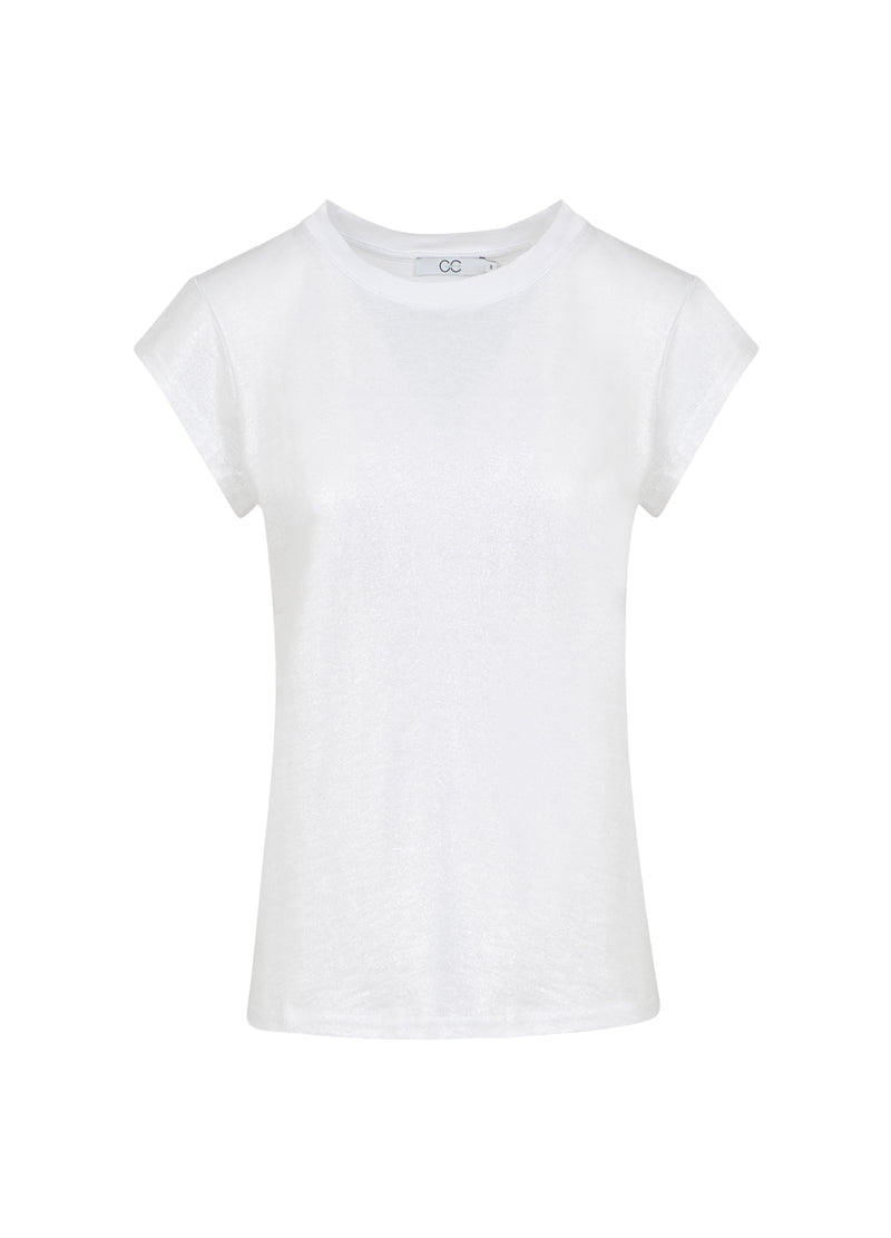 CC Heart CC HEART METALLIC T-SHIRT - KORT ÆRME T-Shirt White/silver - 240