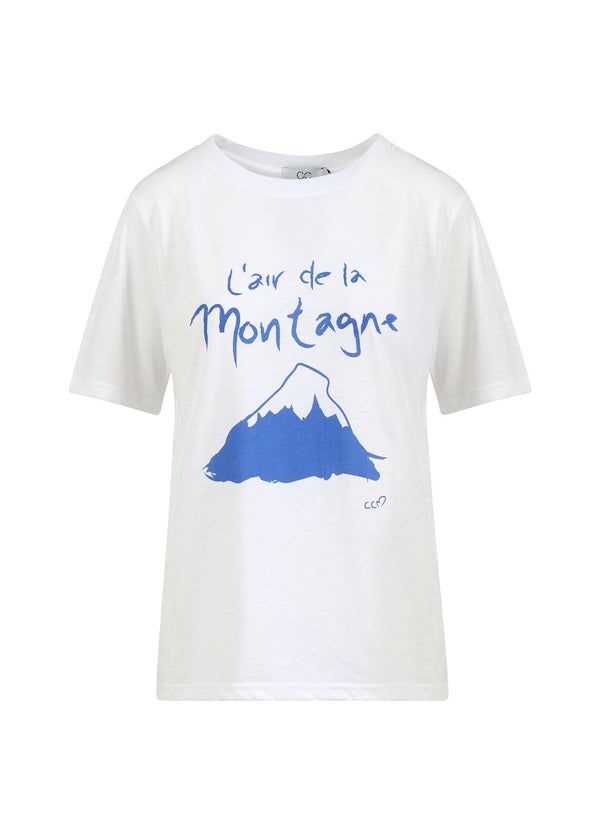 CC Heart CC HEART MOUNTAIN T-SHIRT - MIDI ÆRME T-Shirt White - 200