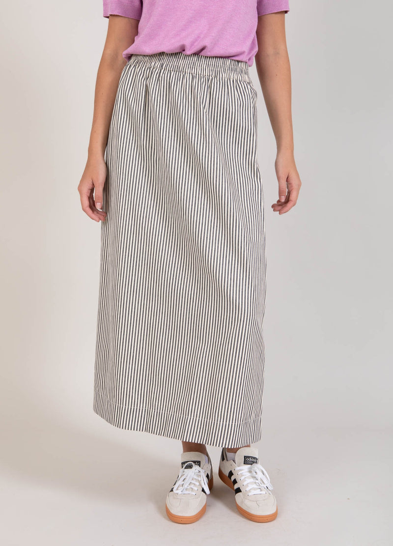 CC Heart CC HEART NAOMI LANG NEDERDEL Skirt Creme/black stripe - 190