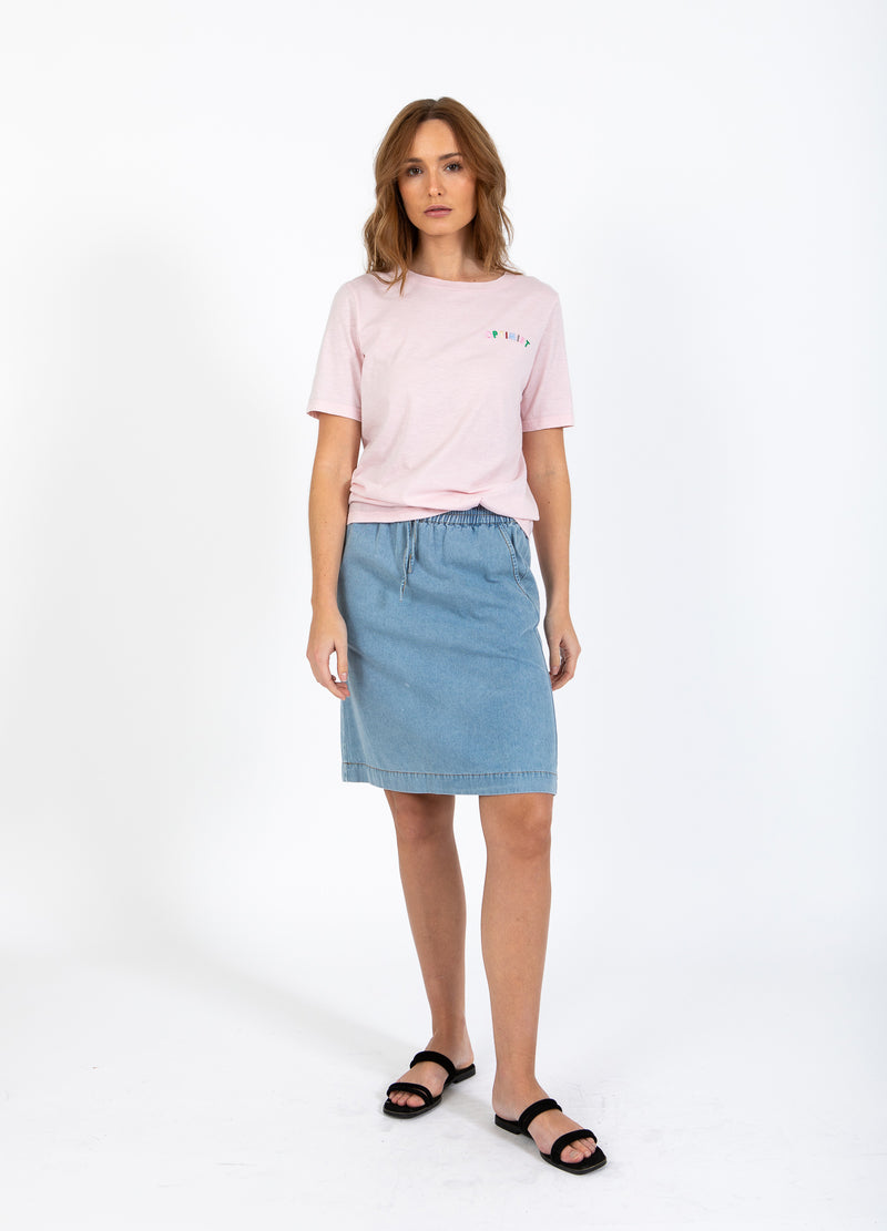 CC Heart CC HEART OPTIMIST TEE - MIDI ÆRME T-Shirt Daisy Pink - 600