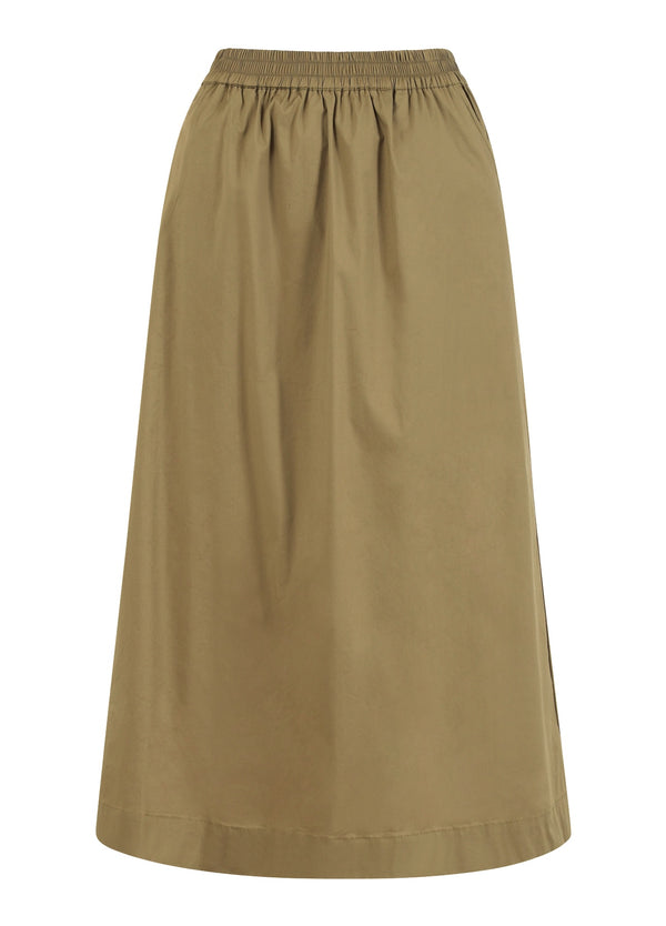 CC Heart CC HEART PHOEBE LANG NEDERDEL Skirt Sand olive - 406