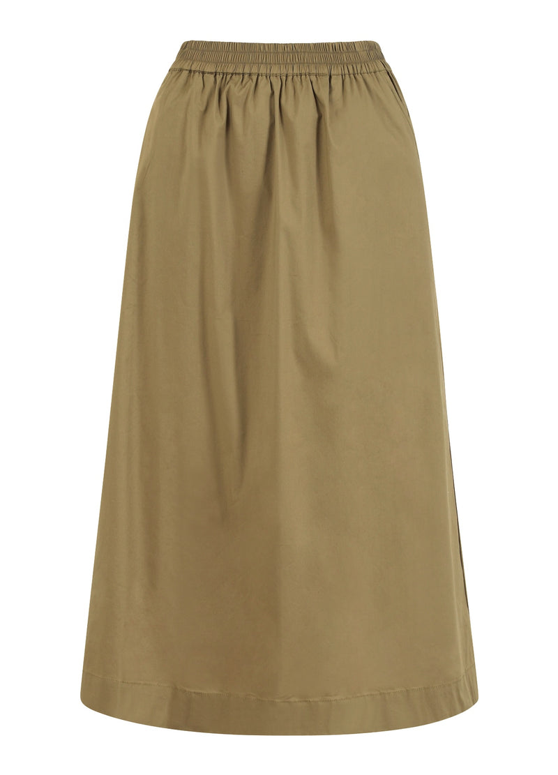 CC Heart CC HEART PHOEBE LANG NEDERDEL Skirt Sand olive - 406