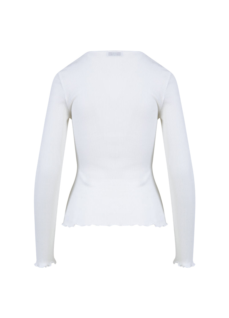 CC Heart CC HEART POPPY SILKE RIB BLUSE Shirt/Blouse White - 200