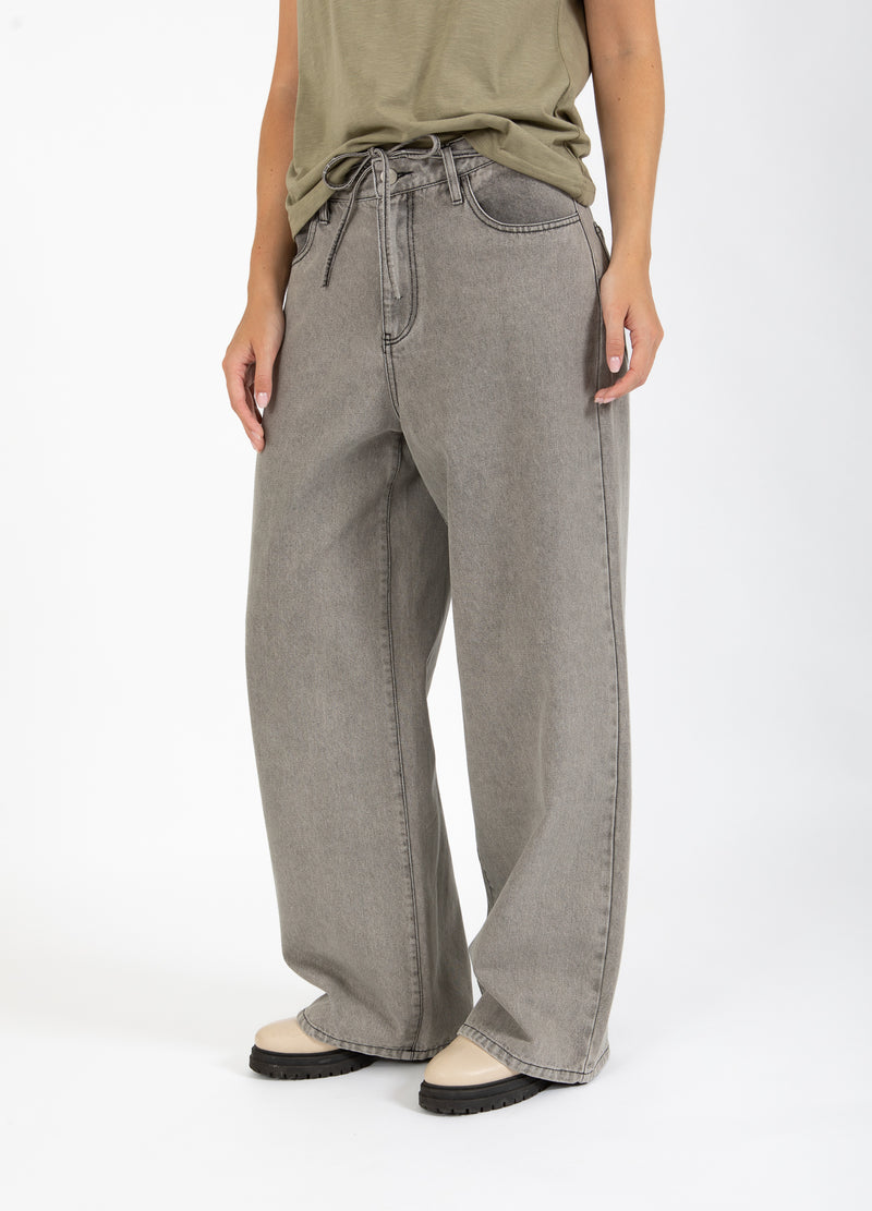 CC Heart CC HEART QUINN LØSE DENIM BUKSER Pants Grey denim - 163