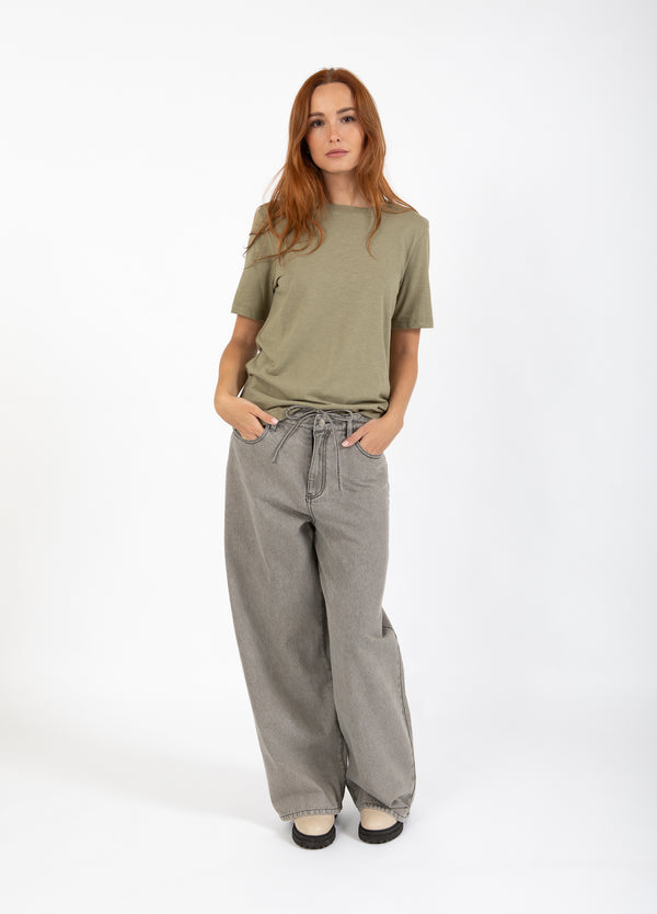 CC Heart CC HEART QUINN LØSE DENIM BUKSER Pants Grey denim - 163