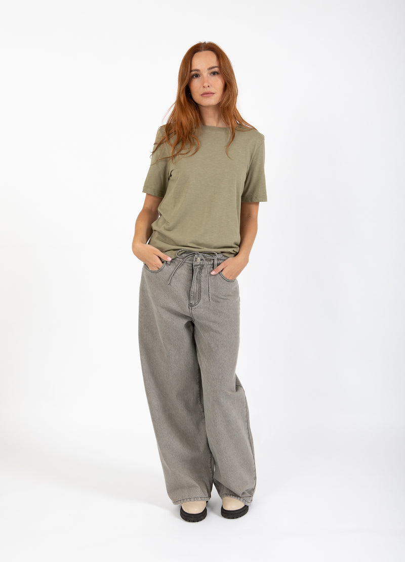 CC Heart CC HEART QUINN LØSE DENIM BUKSER Pants Grey denim - 163