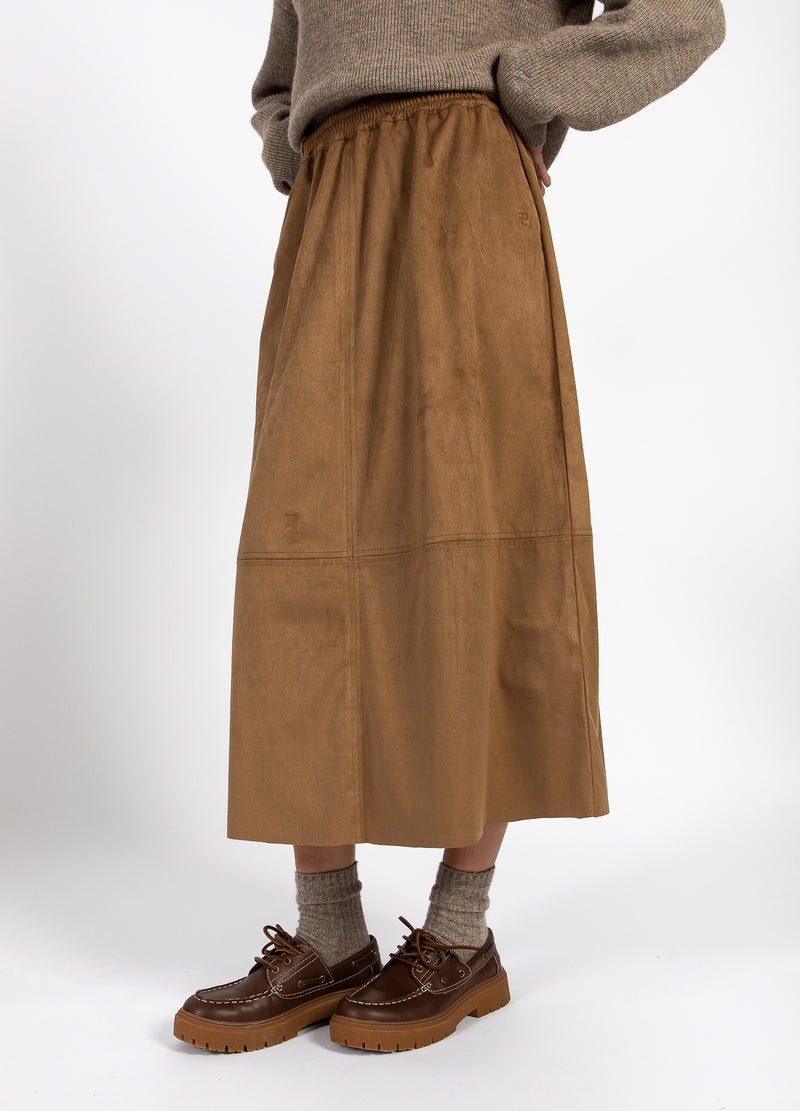 CC Heart CC HEART ROMY LANG NEDERDEL Skirt Golden brown - 792