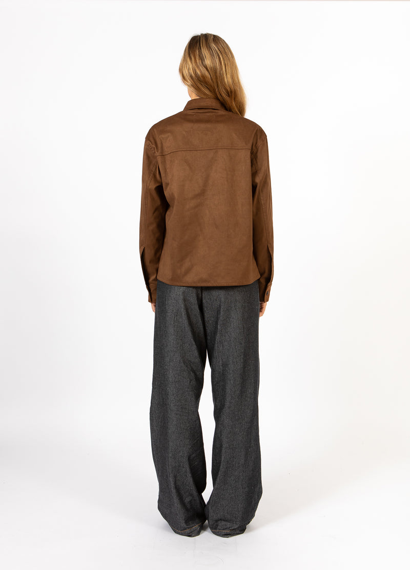 CC Heart CC HEART ROMY SKJORTEJAKKE Outerwear Chocolate brown - 349