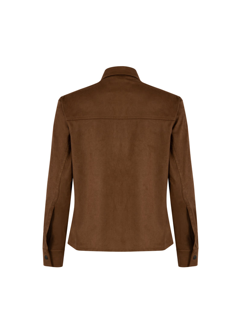CC Heart CC HEART ROMY SKJORTEJAKKE Outerwear Chocolate brown - 349