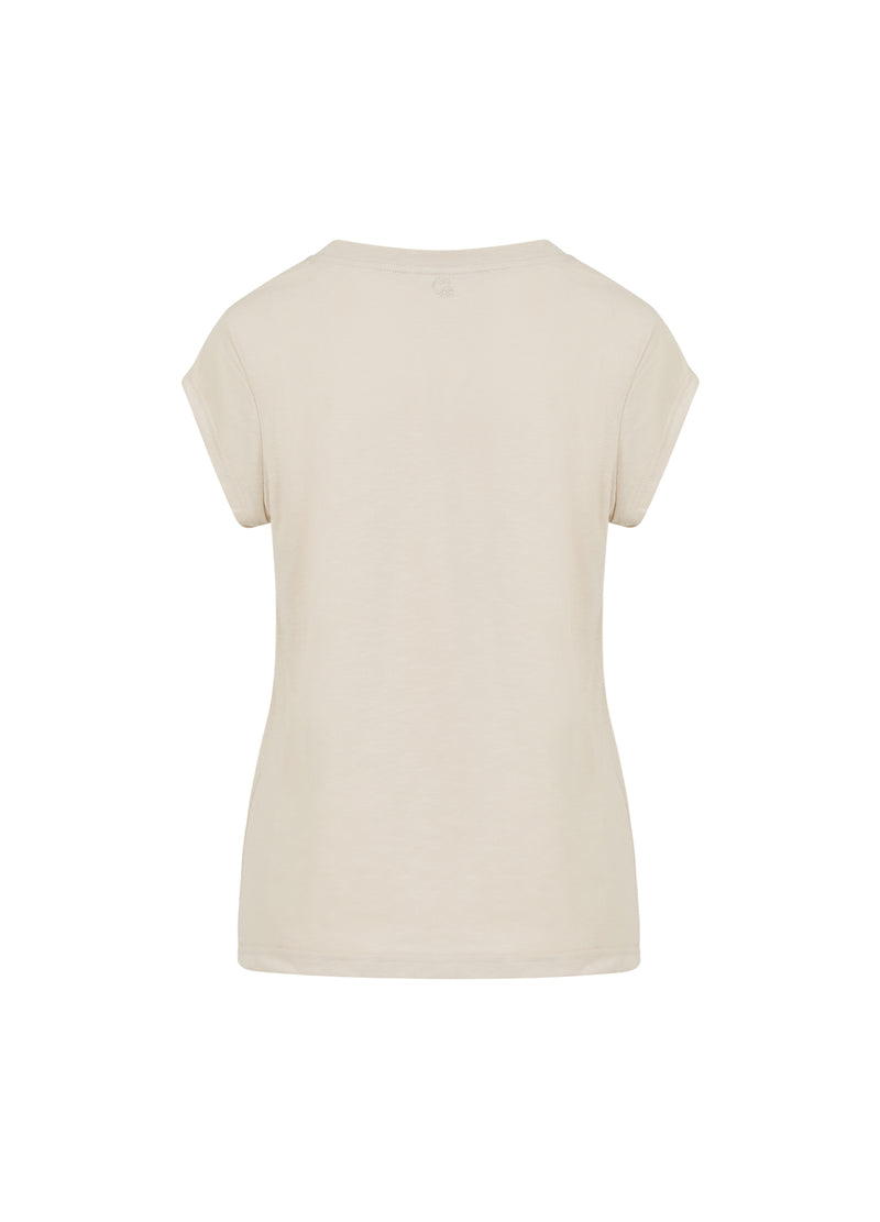 CC Heart CC HEART SHELL TEE - KORT ÆRME T-Shirt Light khaki - 435