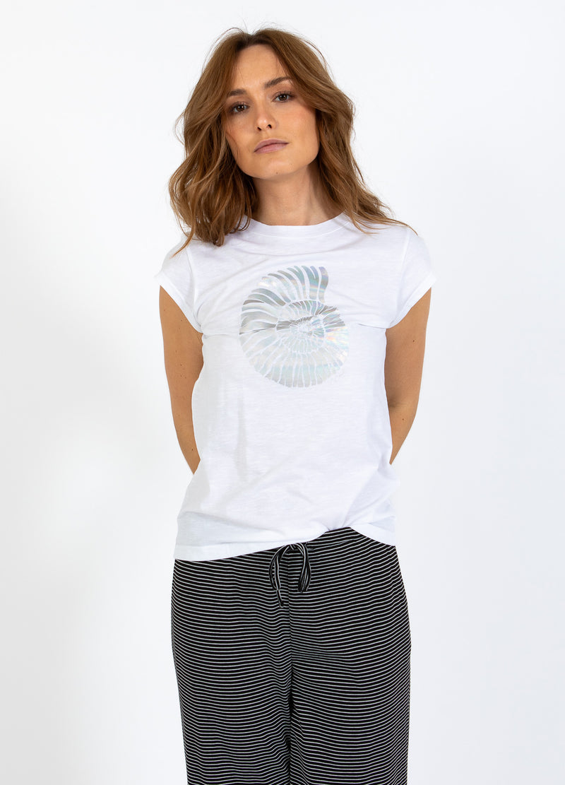 CC Heart CC HEART SHELL TEE - KORT ÆRME T-Shirt White - 200