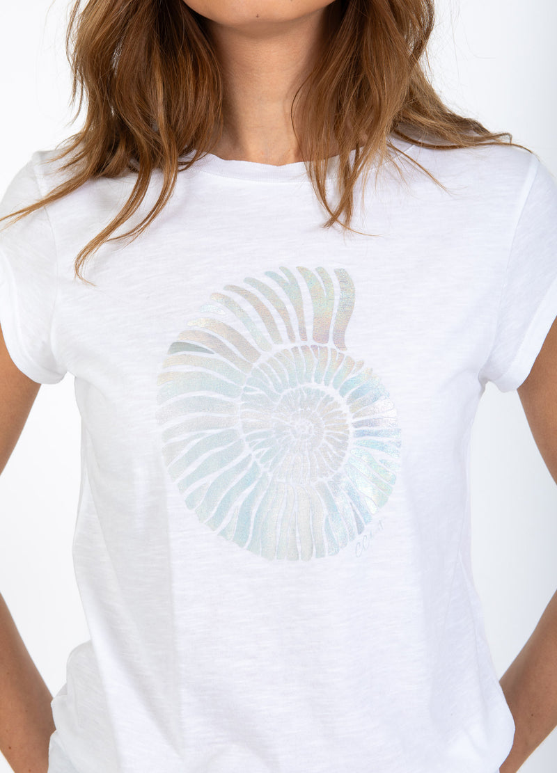 CC Heart CC HEART SHELL TEE - KORT ÆRME T-Shirt White - 200