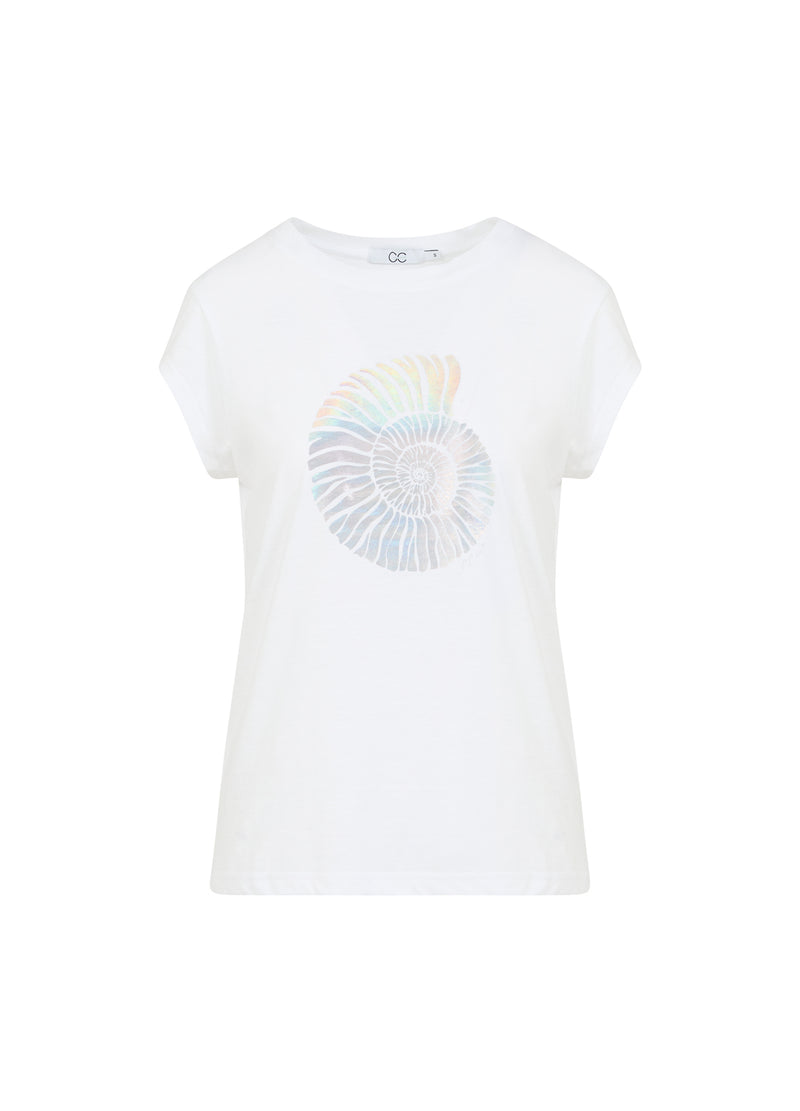 CC Heart CC HEART SHELL TEE - KORT ÆRME T-Shirt White - 200