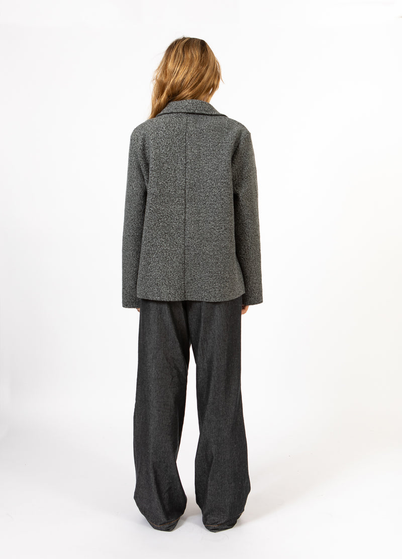 CC Heart CC HEART SIENNA BOUCLE JAKKE Outerwear Dark Grey - 101