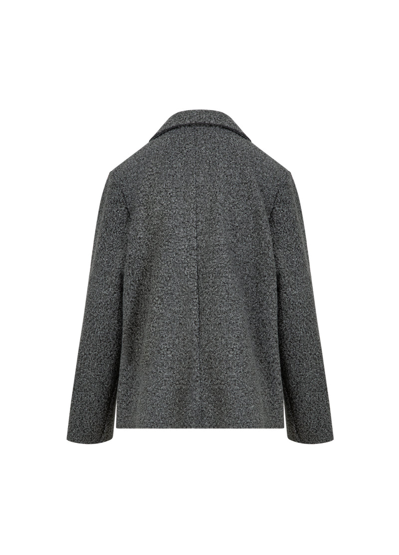 CC Heart CC HEART SIENNA BOUCLE JAKKE Outerwear Dark Grey - 101