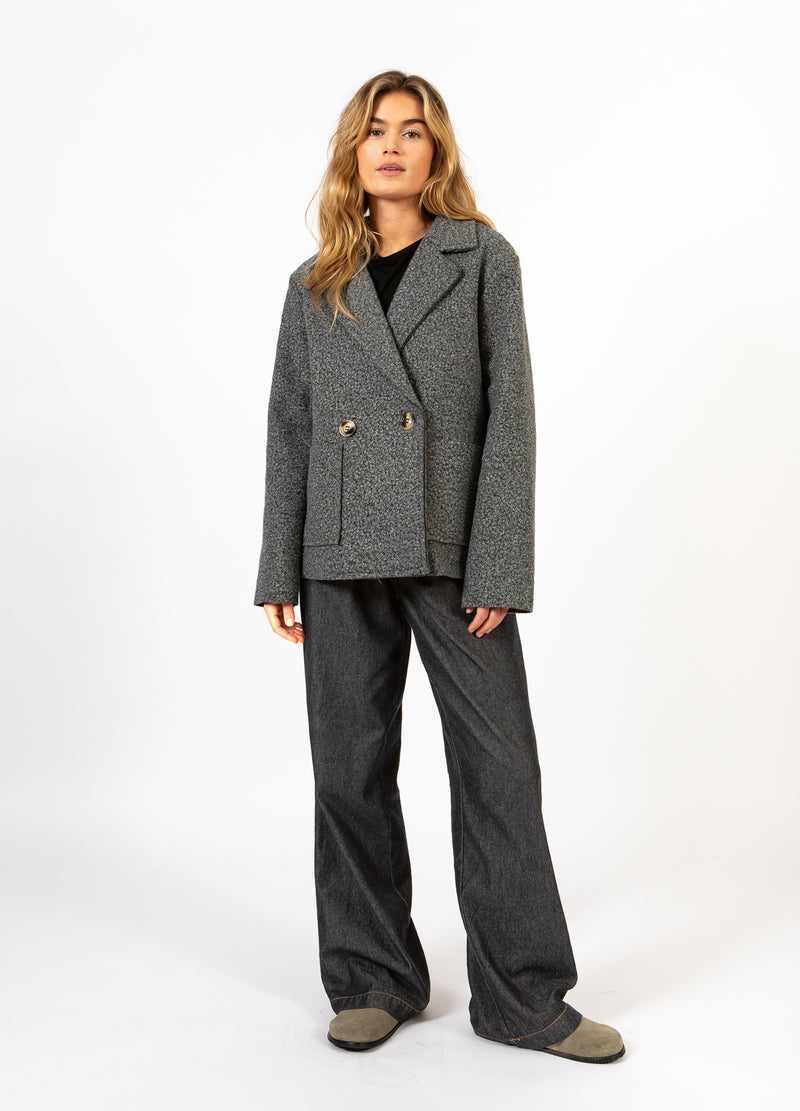 CC Heart CC HEART SIENNA BOUCLE JAKKE Outerwear Dark Grey - 101