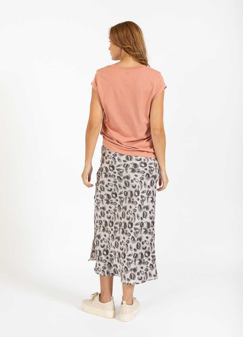 CC Heart CC HEART SKYLER MEDI NEDERDEL MED PRINT Skirt Grey leo - 145