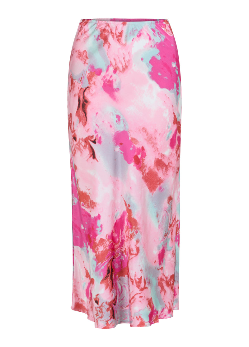 CC Heart CC HEART SKYLER MEDI NEDERDEL MED PRINT Skirt Red/pink flower - 661