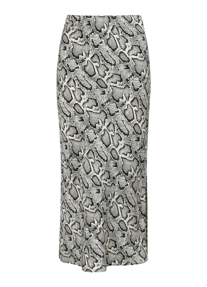 CC Heart CC HEART SKYLER MEDI NEDERDEL MED PRINT Skirt White snake print - 270