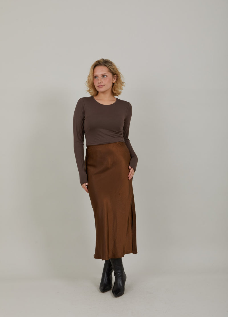 CC Heart CC HEART SKYLER MEDI NEDERDEL Skirt Autumn brown - 362