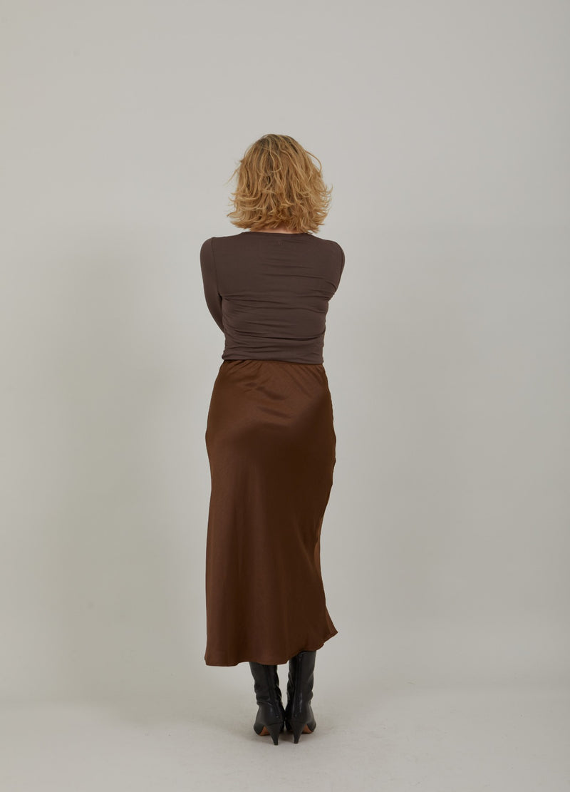 CC Heart CC HEART SKYLER MELLEMLANG NEDERDEL Skirt Autumn brown - 362
