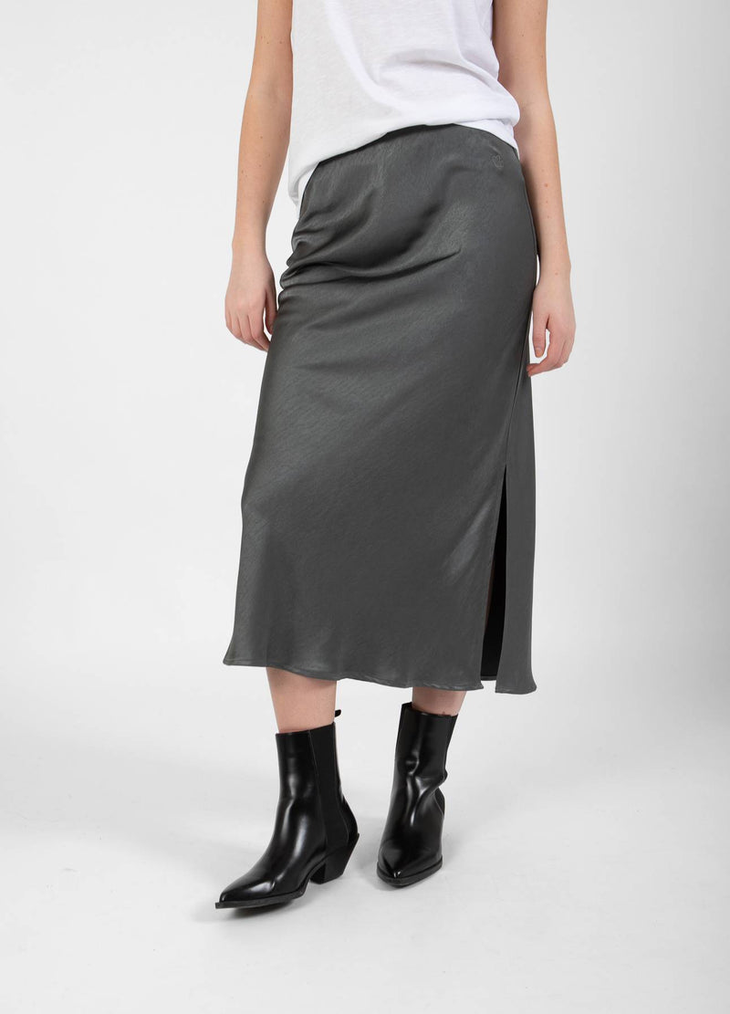 CC Heart CC HEART SKYLER MEDI NEDERDEL Skirt Dark Stone Grey - 149