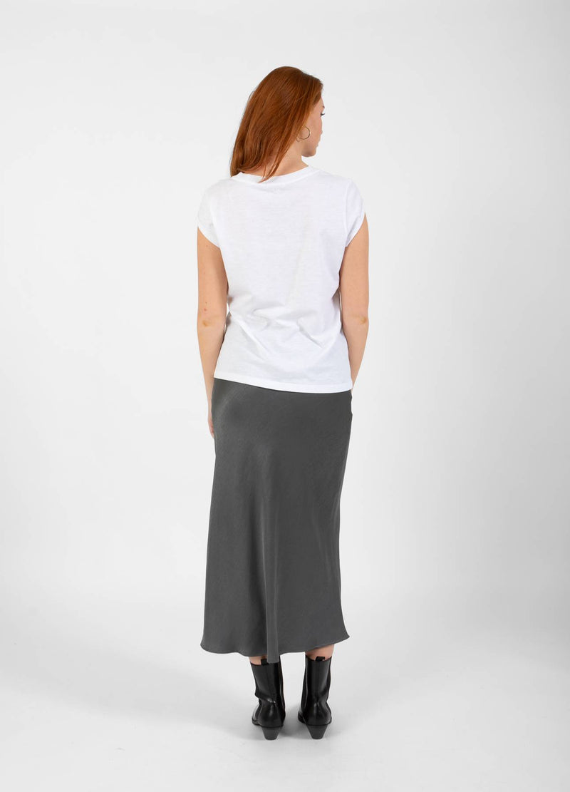 CC Heart CC HEART SKYLER MEDI NEDERDEL Skirt Dark Stone Grey - 149