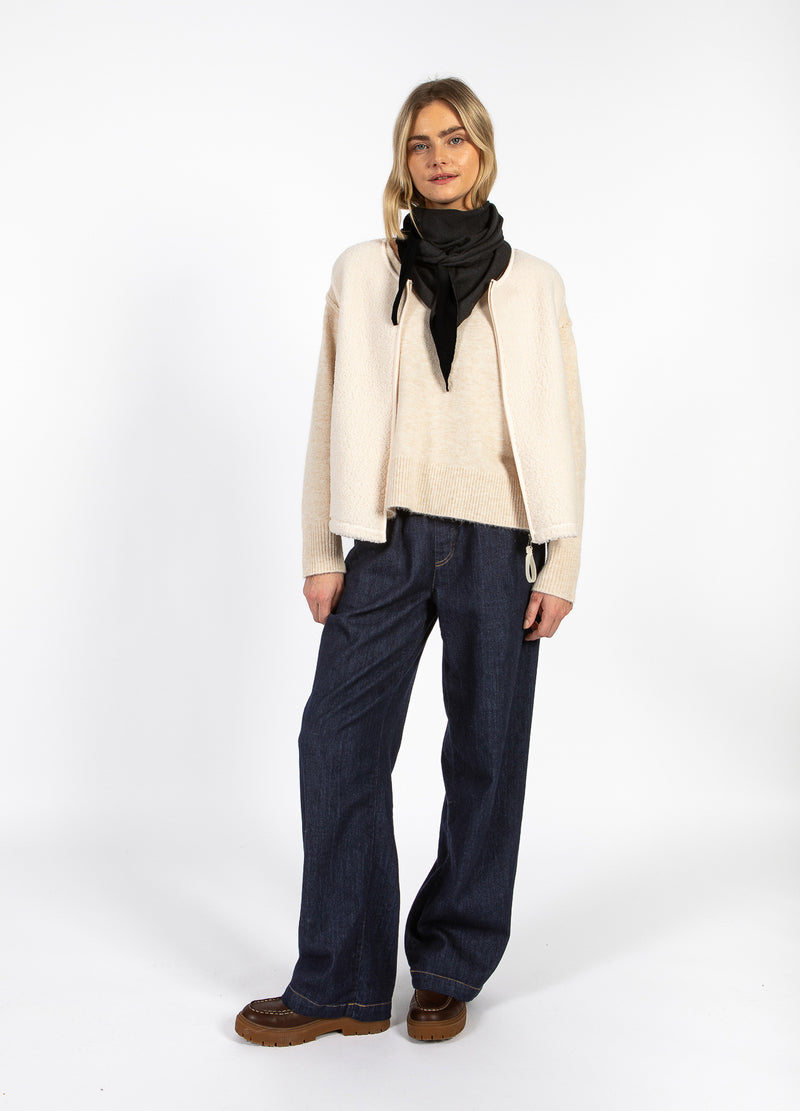 CC Heart CC HEART SOFT CASHMERE TREKANTSTØRKLÆDE Accessories Black - 100