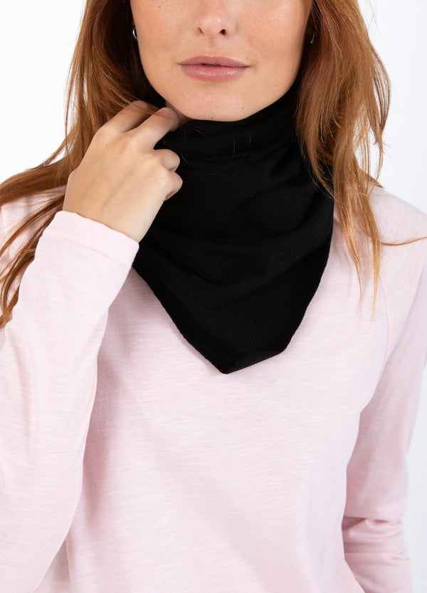 CC Heart CC HEART SOFT TREKANT TØRKLÆDE Accessories Black - 100