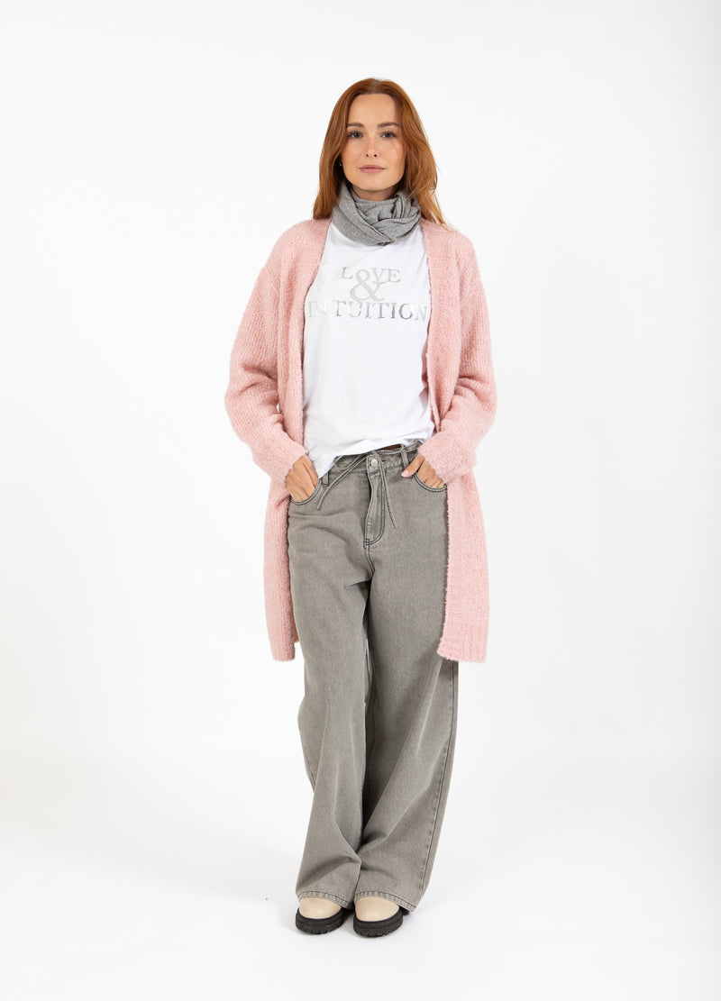 CC Heart CC HEART SOFT TREKANT TØRKLÆDE Accessories Grey melange - 142