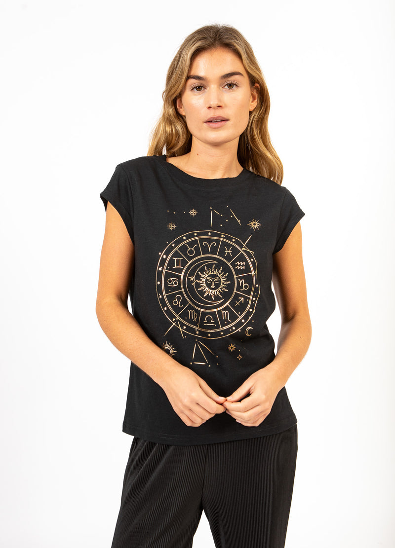 CC Heart CC HEART SOLEIL TEE - KORT ÆRME T-Shirt Black - 100