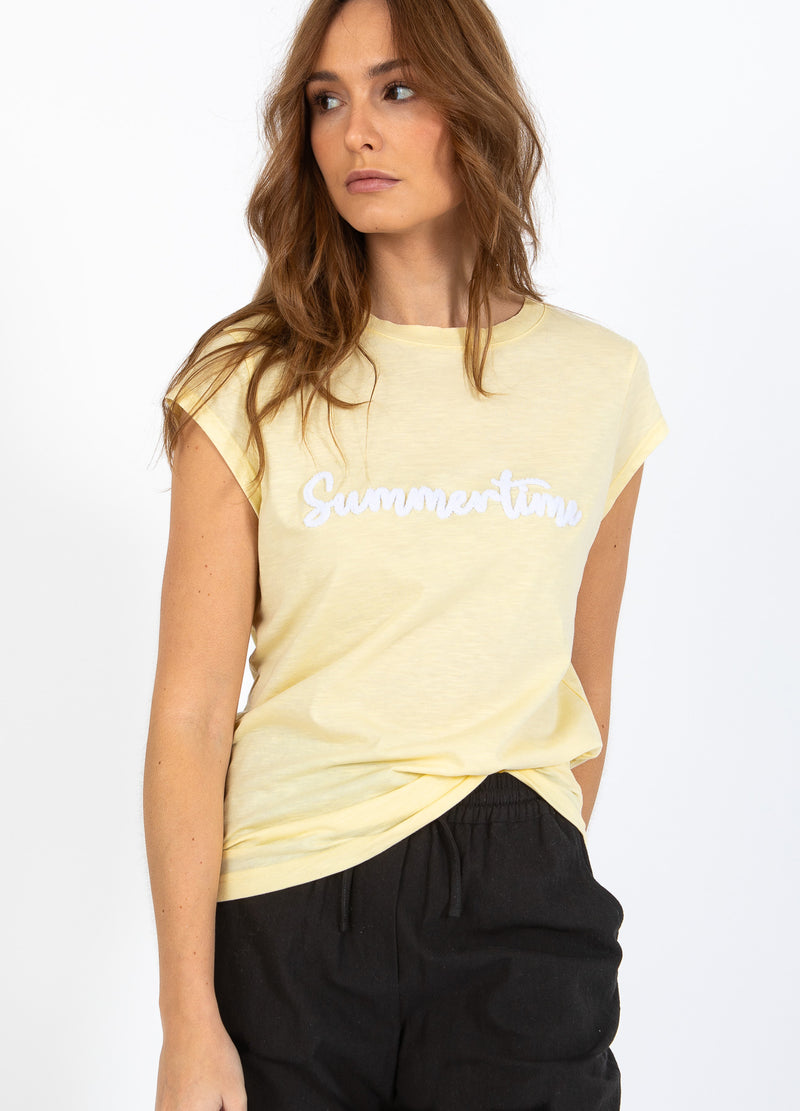 CC Heart CC HEART SOMMER T-SHIRT - KORT ÆRME T-Shirt Light honey - 790