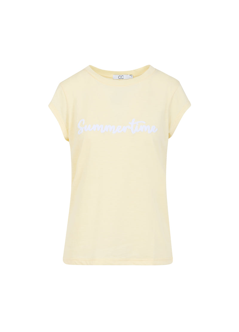 CC Heart CC HEART SOMMER T-SHIRT - KORT ÆRME T-Shirt Light honey - 790