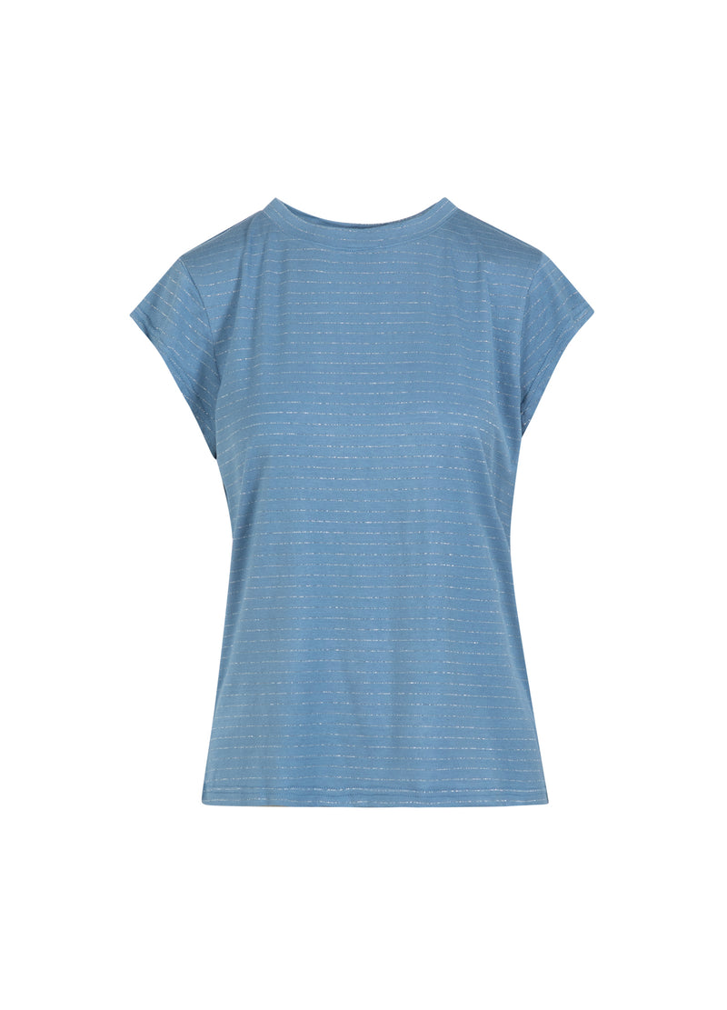 CC Heart CC HEART SPARKLE T-SHIRT - KORT ÆRME T-Shirt Mid blue lurex - 558