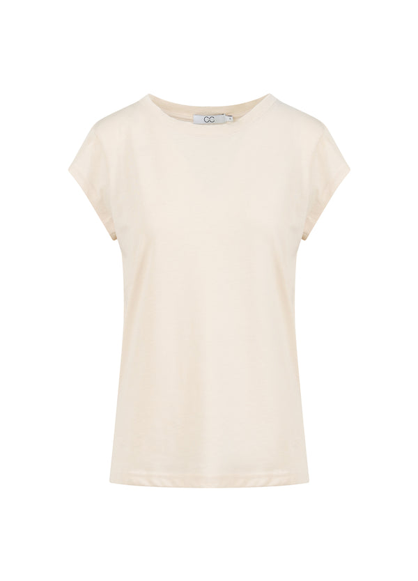 CC Heart CC HJERTE T-SHIRT T-Shirt Creme - 241