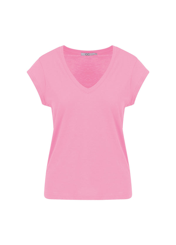 CC Heart CC HEART V-HALS T-SHIRT T-Shirt Baby pink - 615