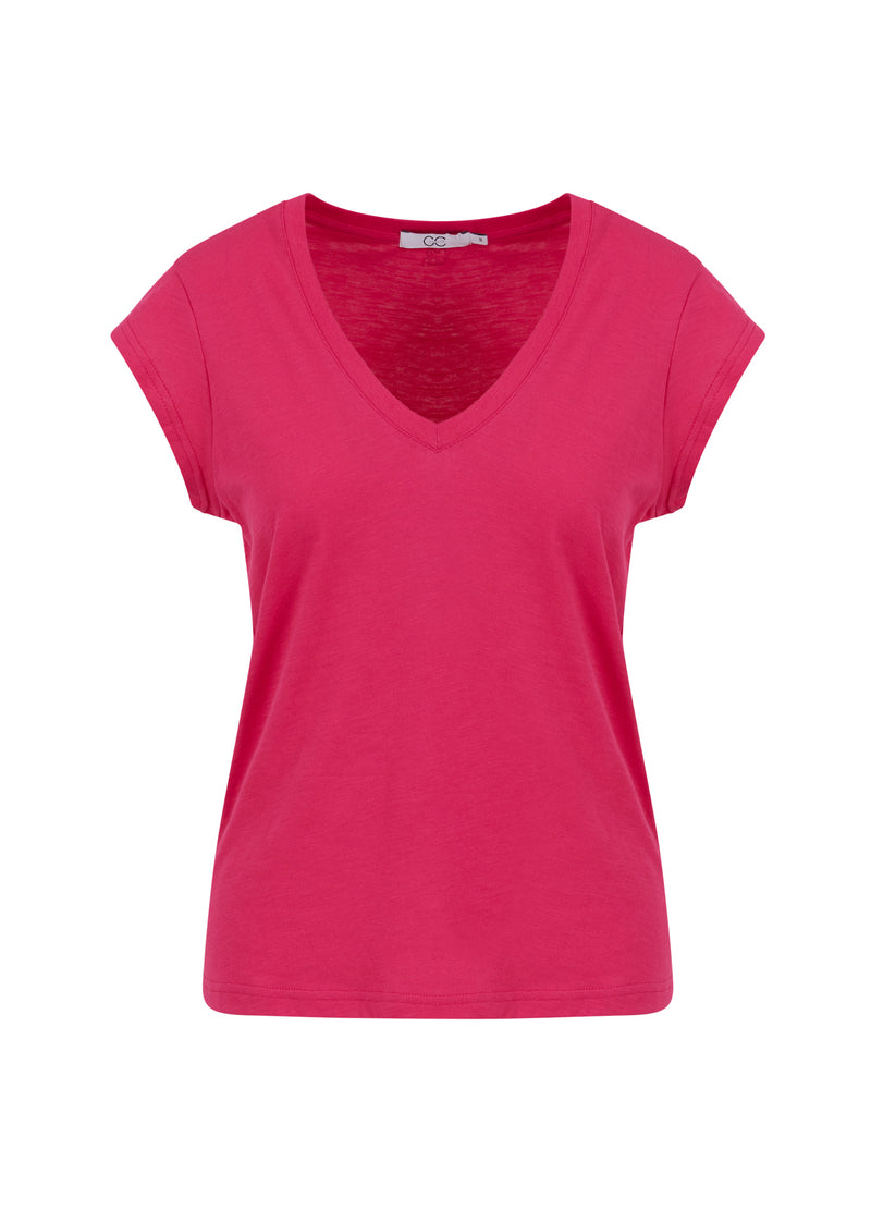 CC Heart CC HEART V-HALS T-SHIRT T-Shirt Bright sunrise - 740